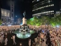 Dîner en Blanc Montréal : 15 ans d’élégance en fleurs devant la Basilique&nbsp;Notre-Dame